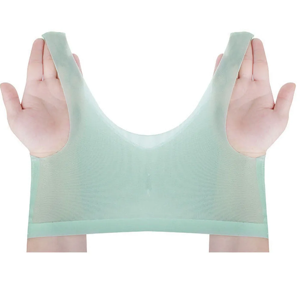 Summer Ultra-thin Ice Silk Seamless Bra Plus Size
