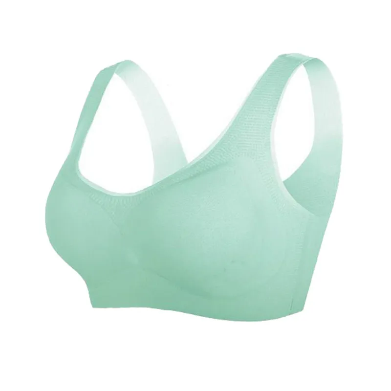 Summer Ultra-thin Ice Silk Seamless Bra Plus Size