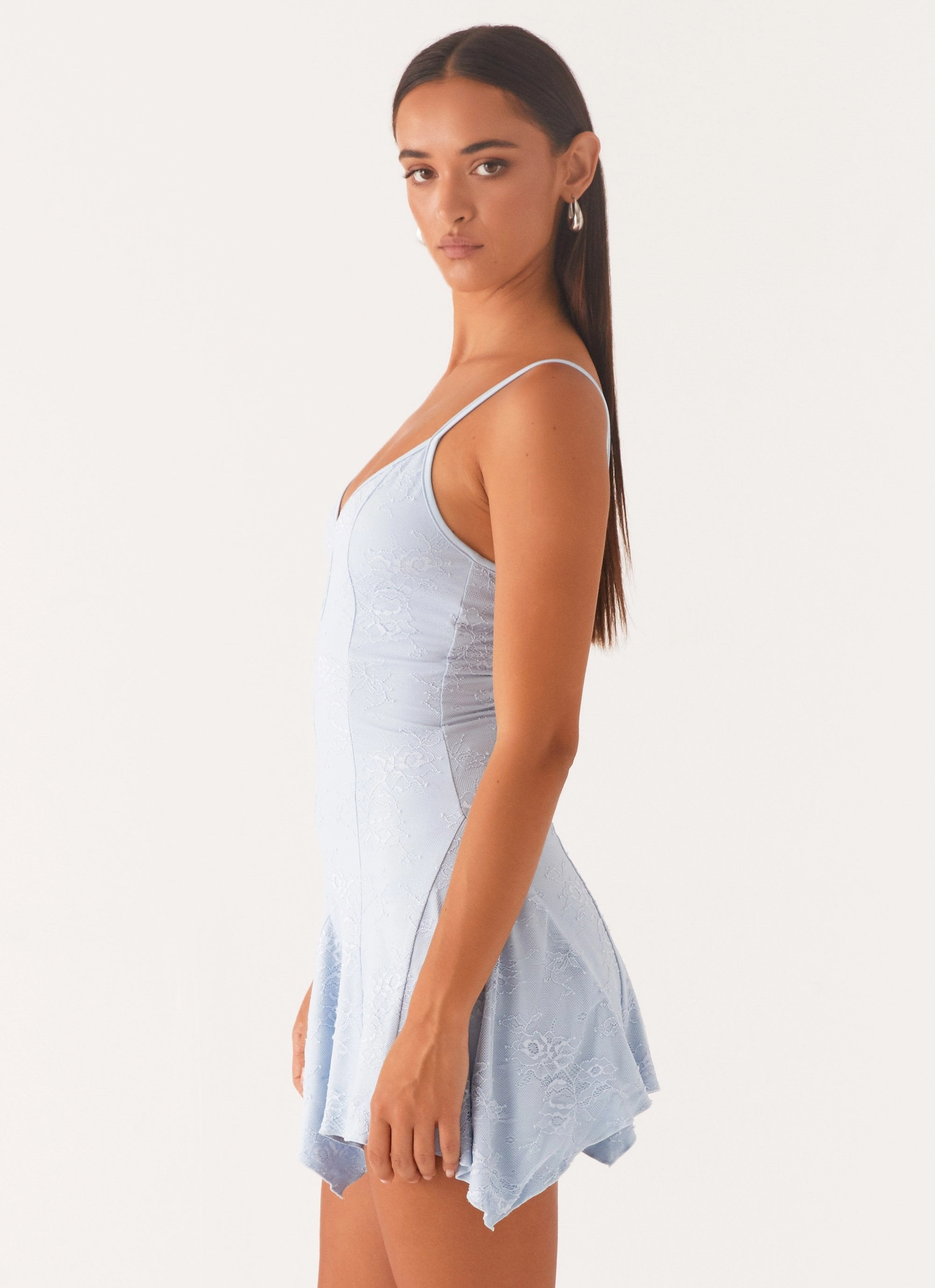 Surry Mini Dress - Blue Polished Fit Timeless Wearable