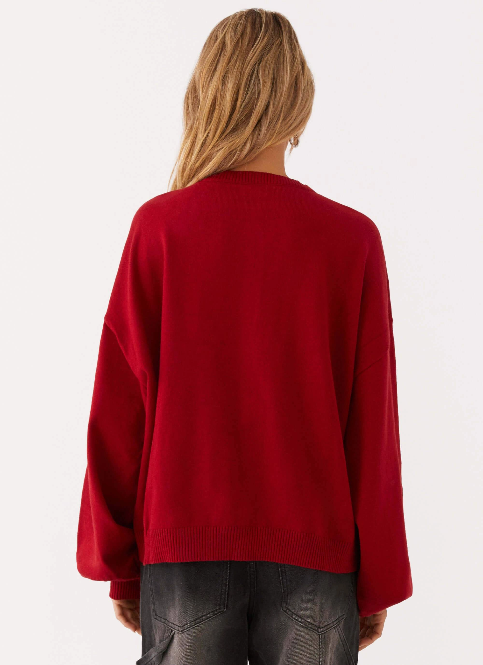 Joey Knit Cardigan - Wine Ethical production