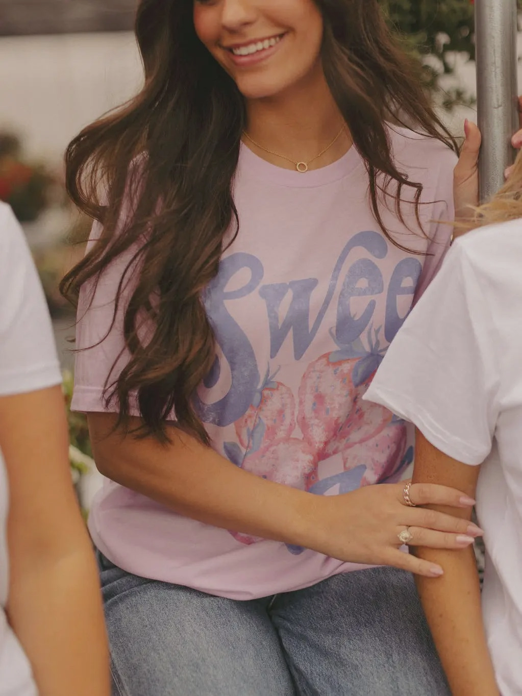 Printed Blouse Sweet Joy Tee (FINAL SALE)