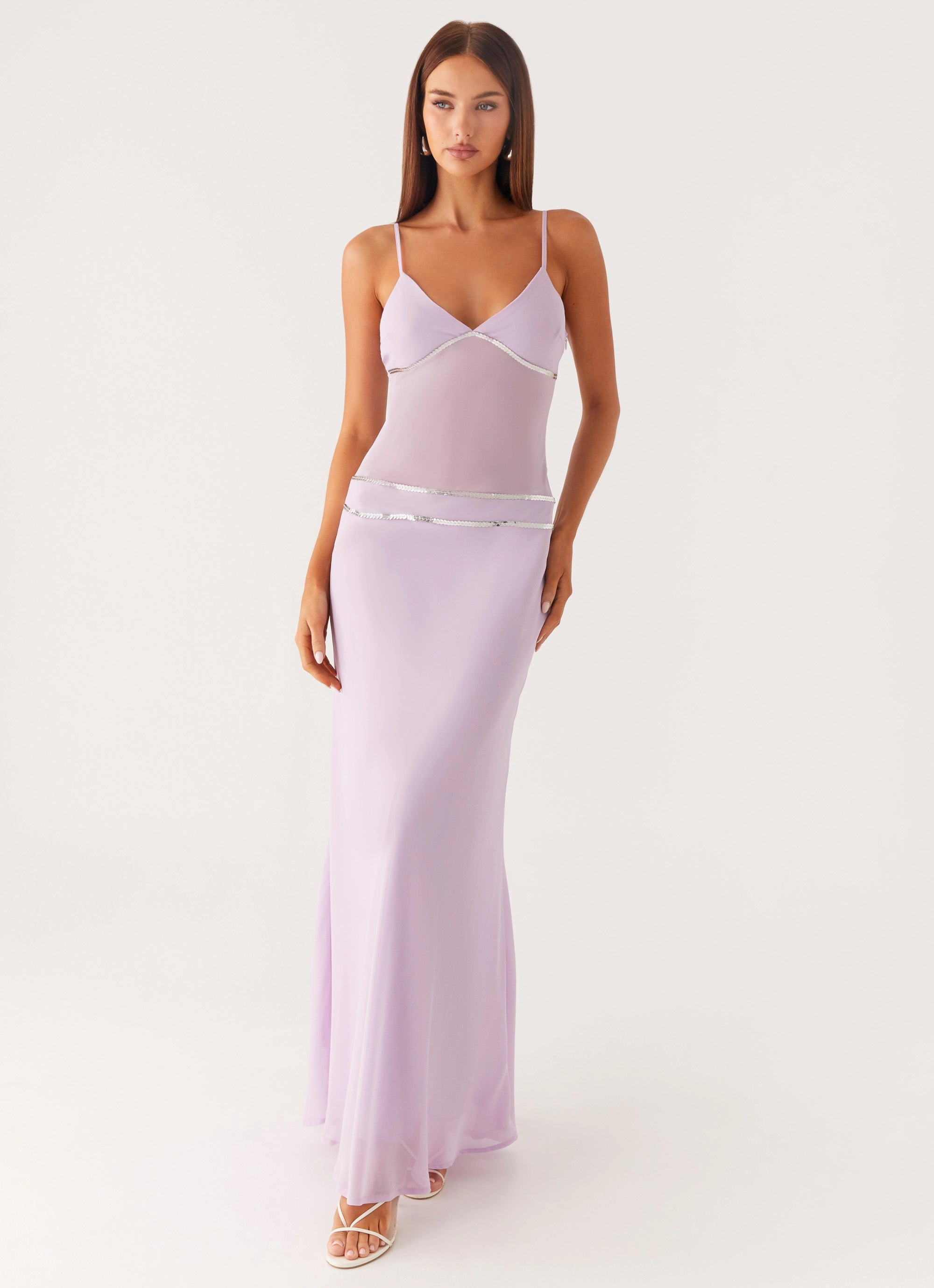 Sweet On You Maxi Dress - Lavender Calm Mood Elegant Layer