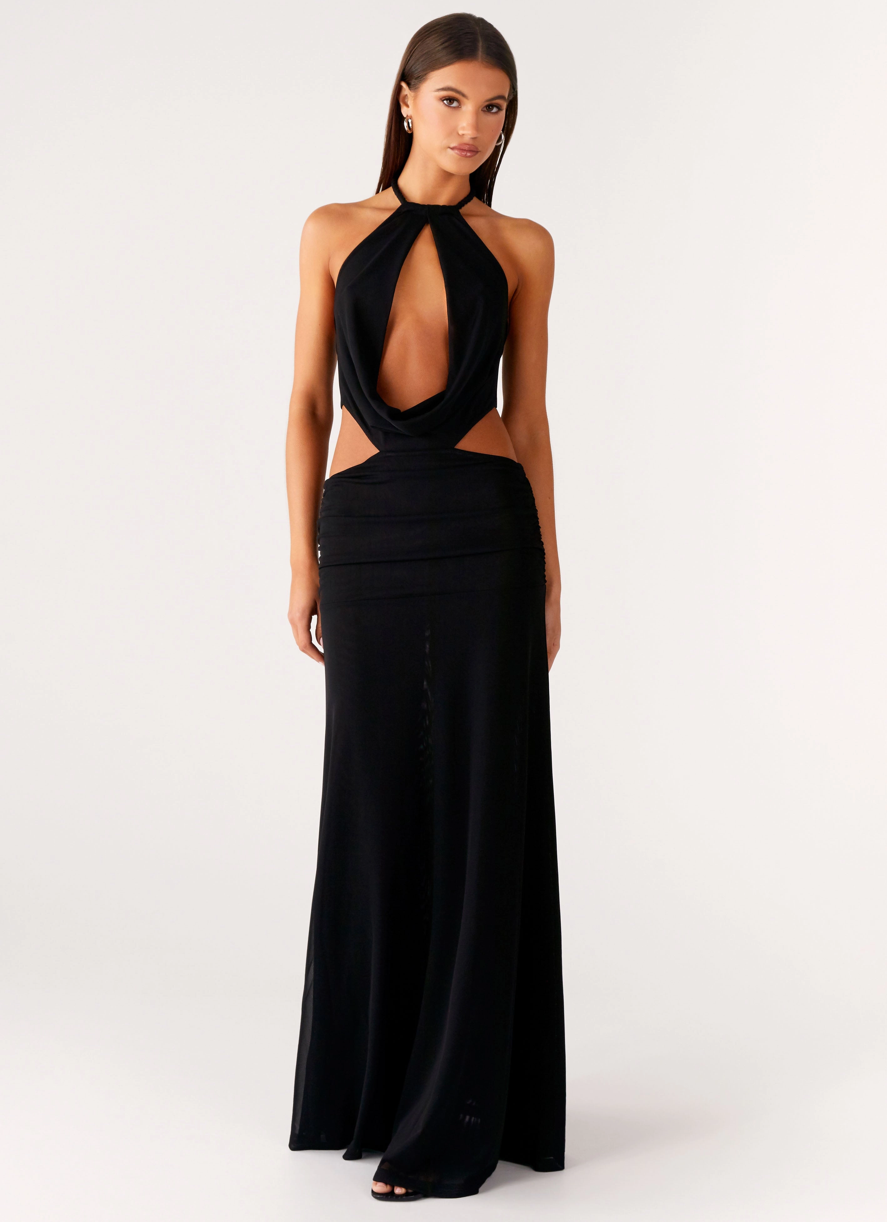 Only Love Maxi Dress - Black Youthful Look