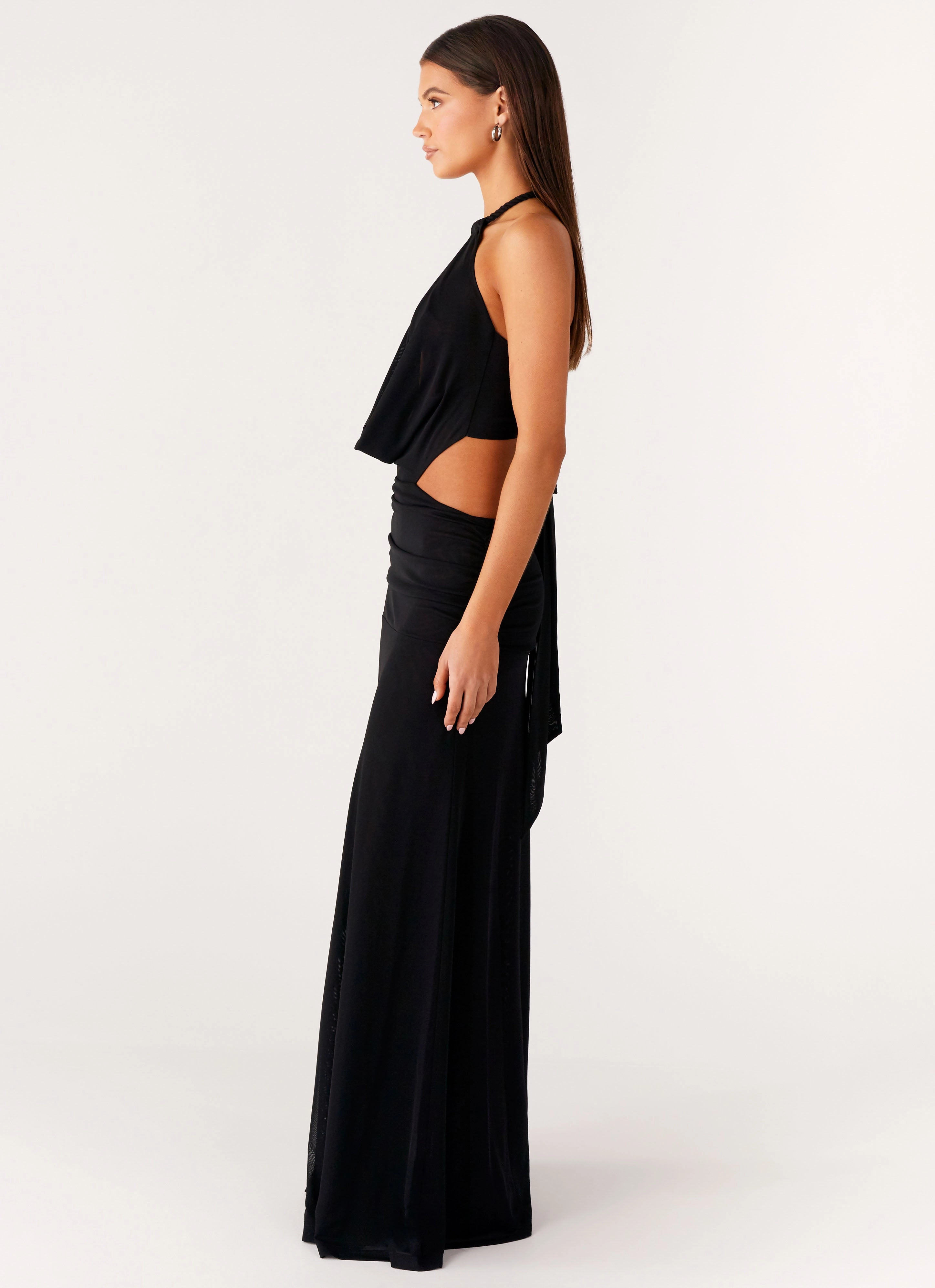 Only Love Maxi Dress - Black Comfort Stretch Sleek Design