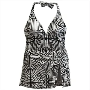 Swimbay Women’s Plus Size One Piece Swimsuit with Skirt Wrap 14W-18W