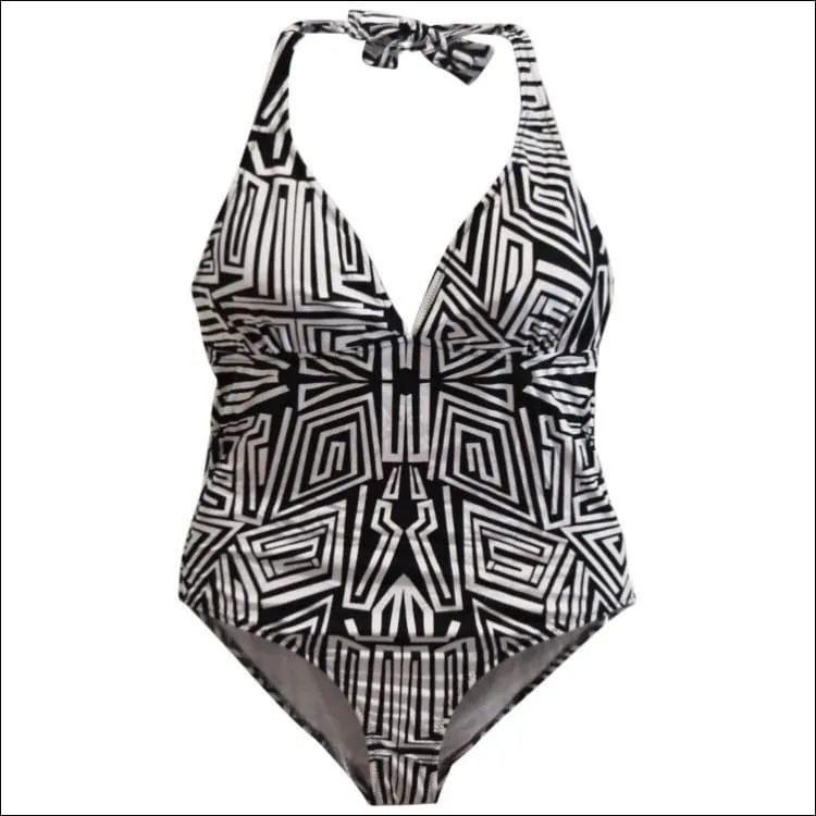 Swimbay Women’s Plus Size One Piece Swimsuit with Skirt Wrap 14W-18W
