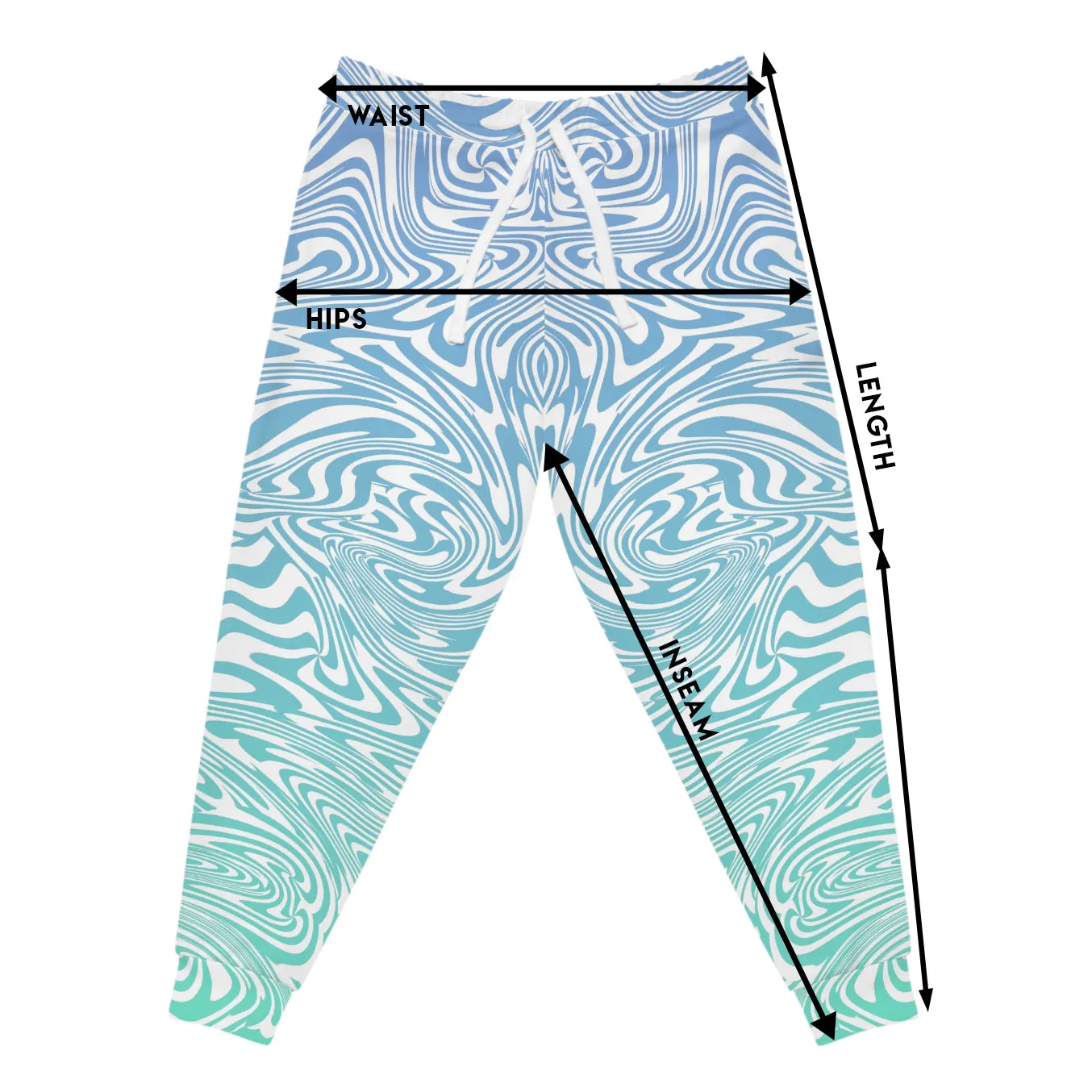 Swirls Collection - Aqua Twirl Hoodie & Joggers SET