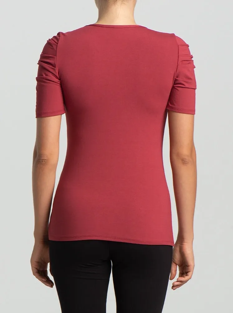 T-shirt Stefani / Framboise