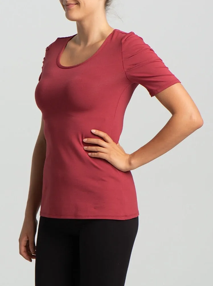 T-shirt Stefani / Framboise
