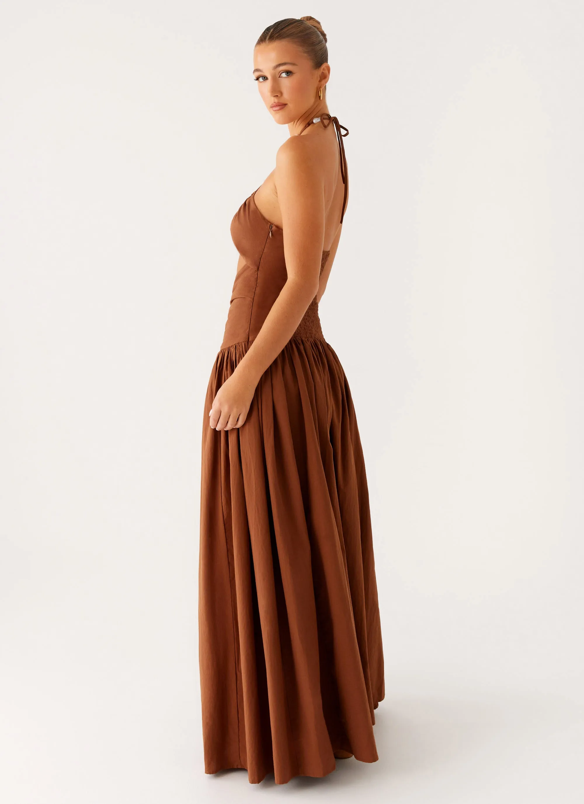 Tall Option Paltrow Maxi Dress - Chocolate