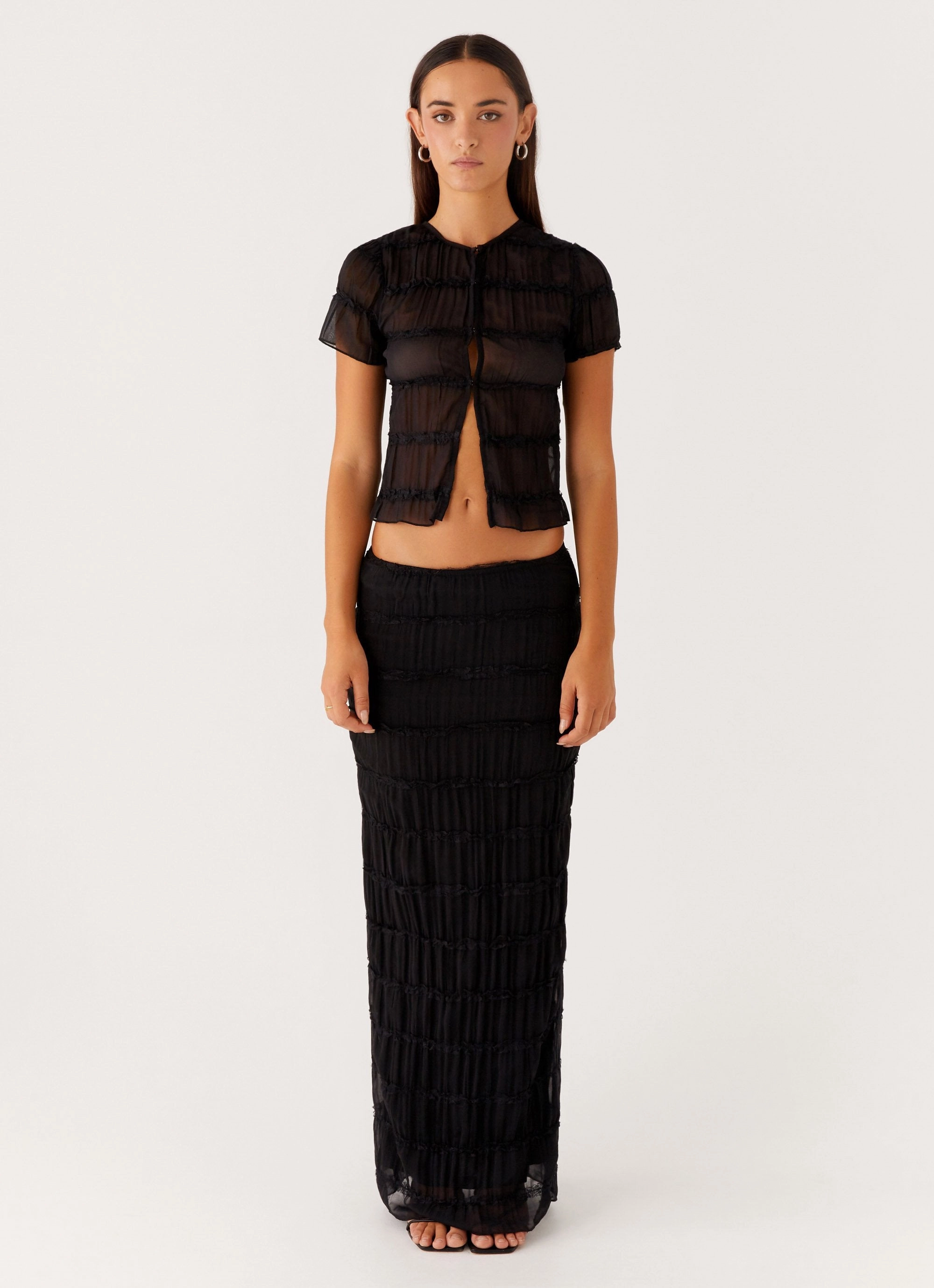 Daydreaming Top - Black Ethical production LayeredPanel