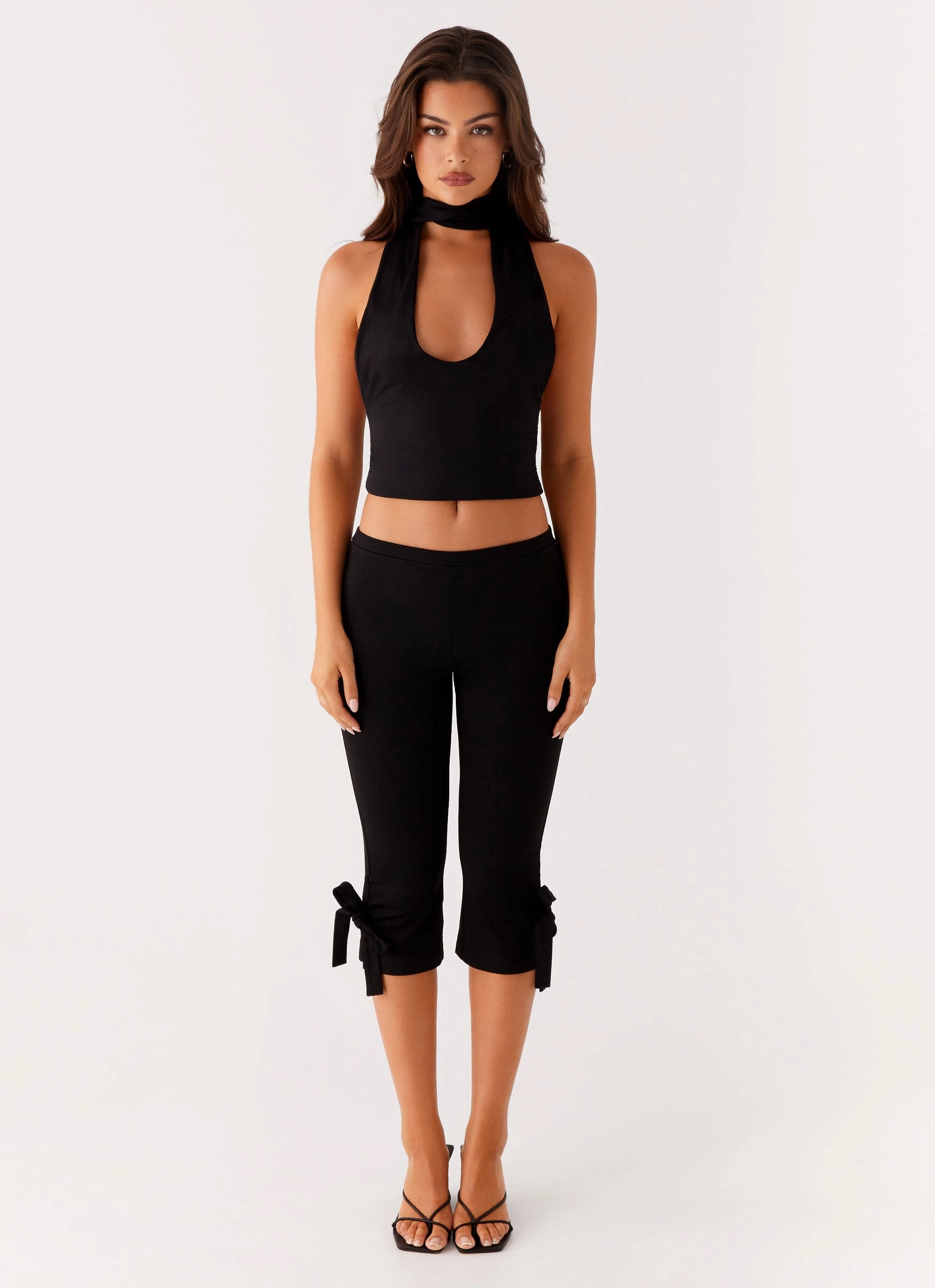 Sporty Fit Warm Fit Takeover Capri Pants - Black