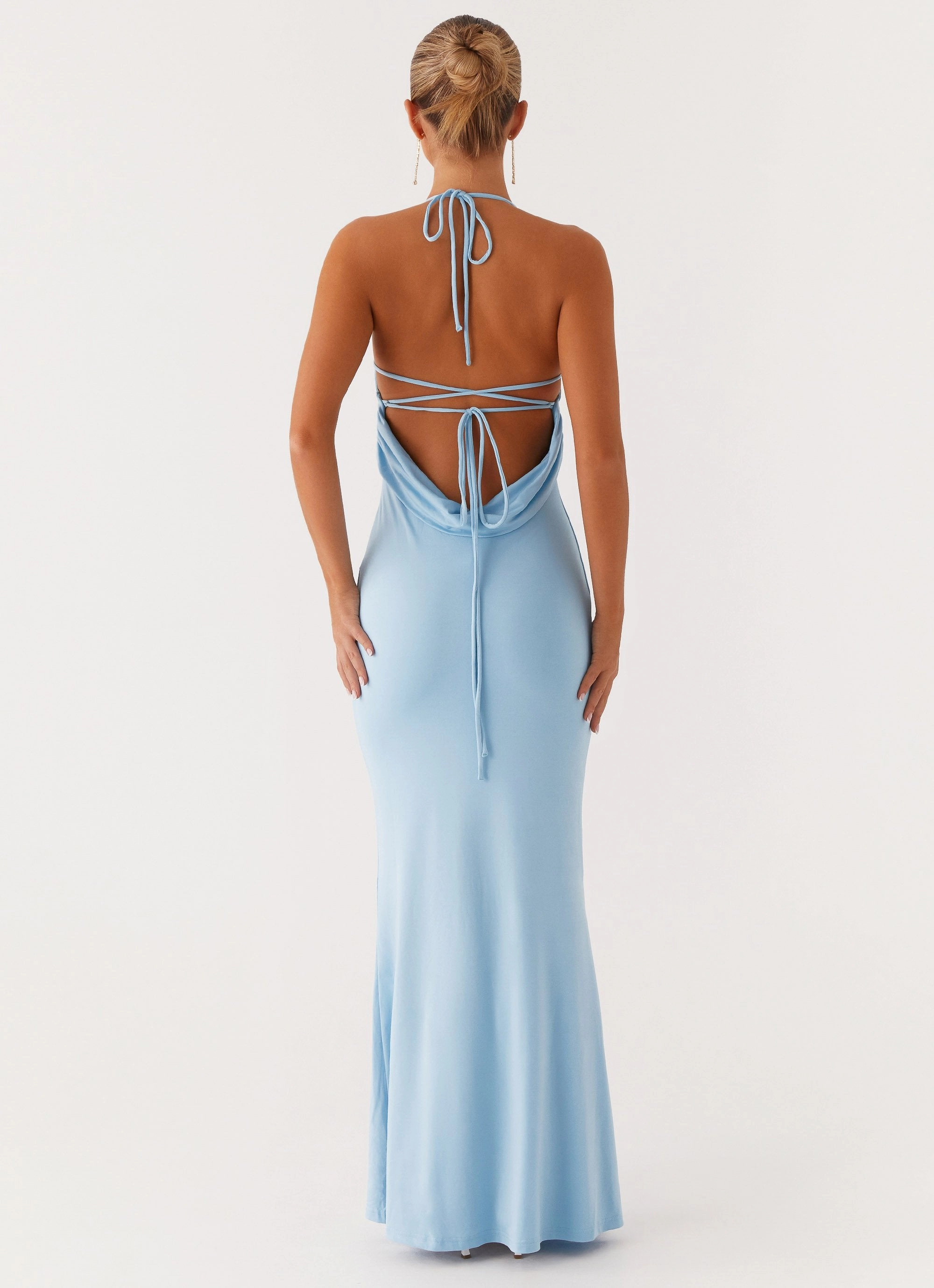 Talk About Us Maxi Dress - Blue All weather Romantic-Style