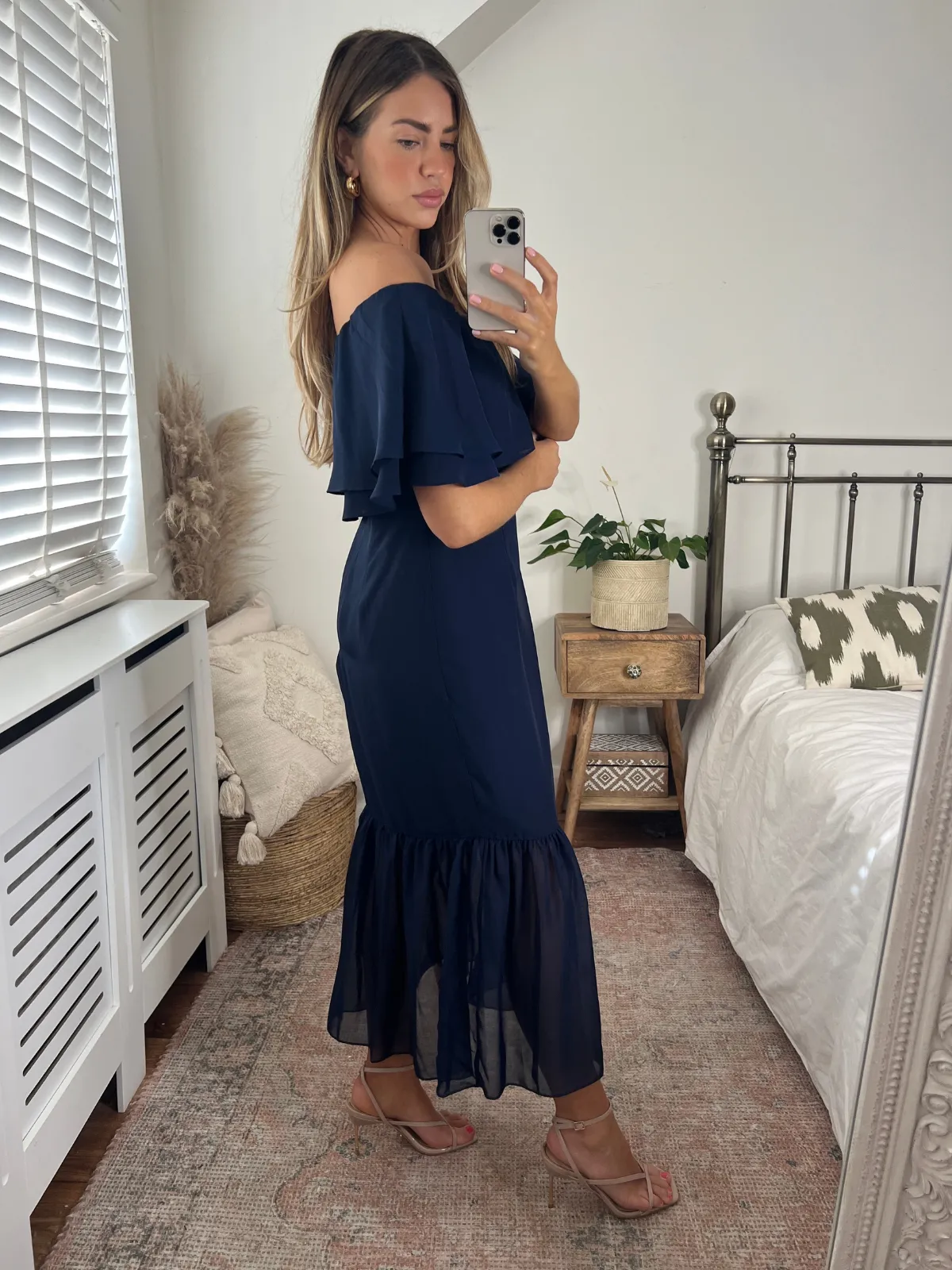 Lounge Comfort Lightweight Feel Tara Bandeau Dress / Navy