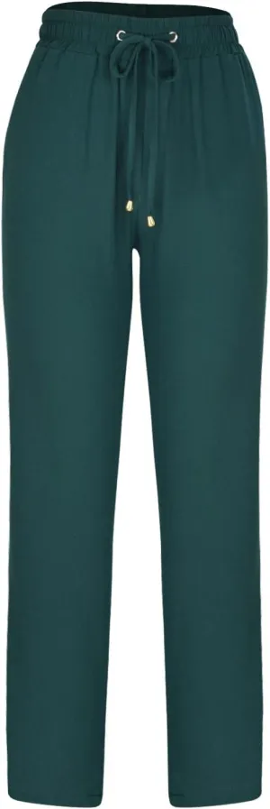 TARIENDY Pants for Women Dressy Casual High Waisted Lounge Trousers Elastic Workout Pants Loose Fitting Yoga Pant