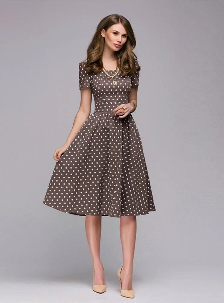 TastyHottie - Women Square Collor A-line Short Dress
