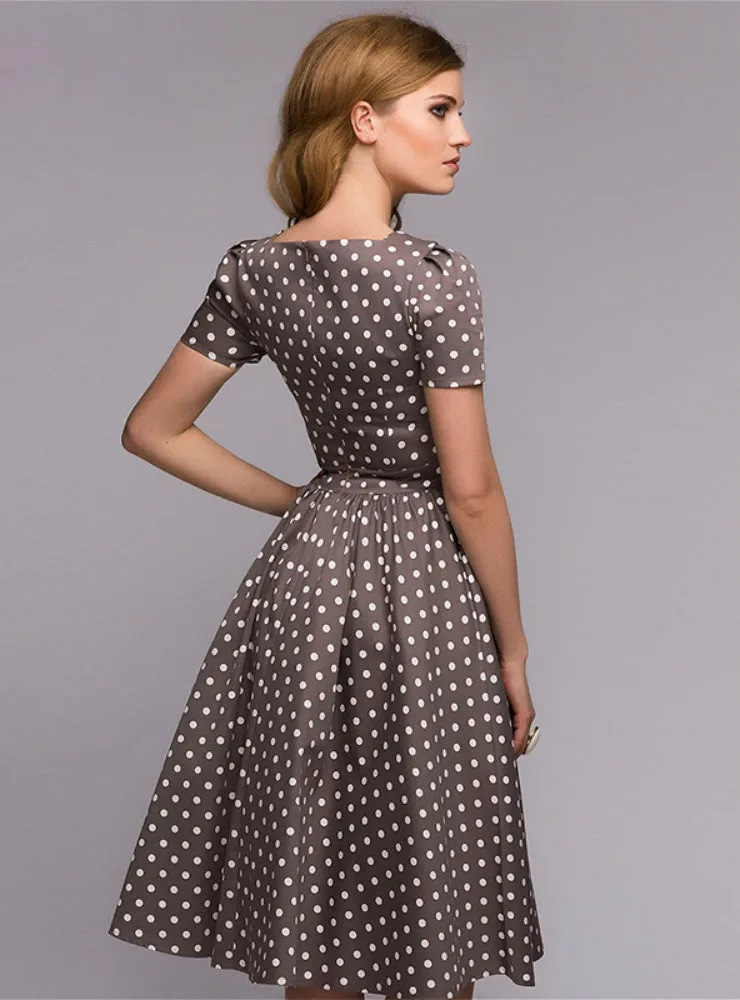 TastyHottie - Women Square Collor A-line Short Dress