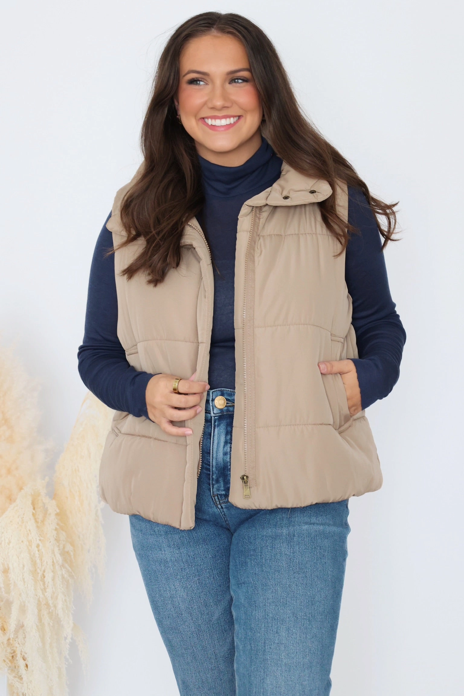 For The Road Turtleneck-Navy (FINAL SALE) SlubTexture NonIrritating