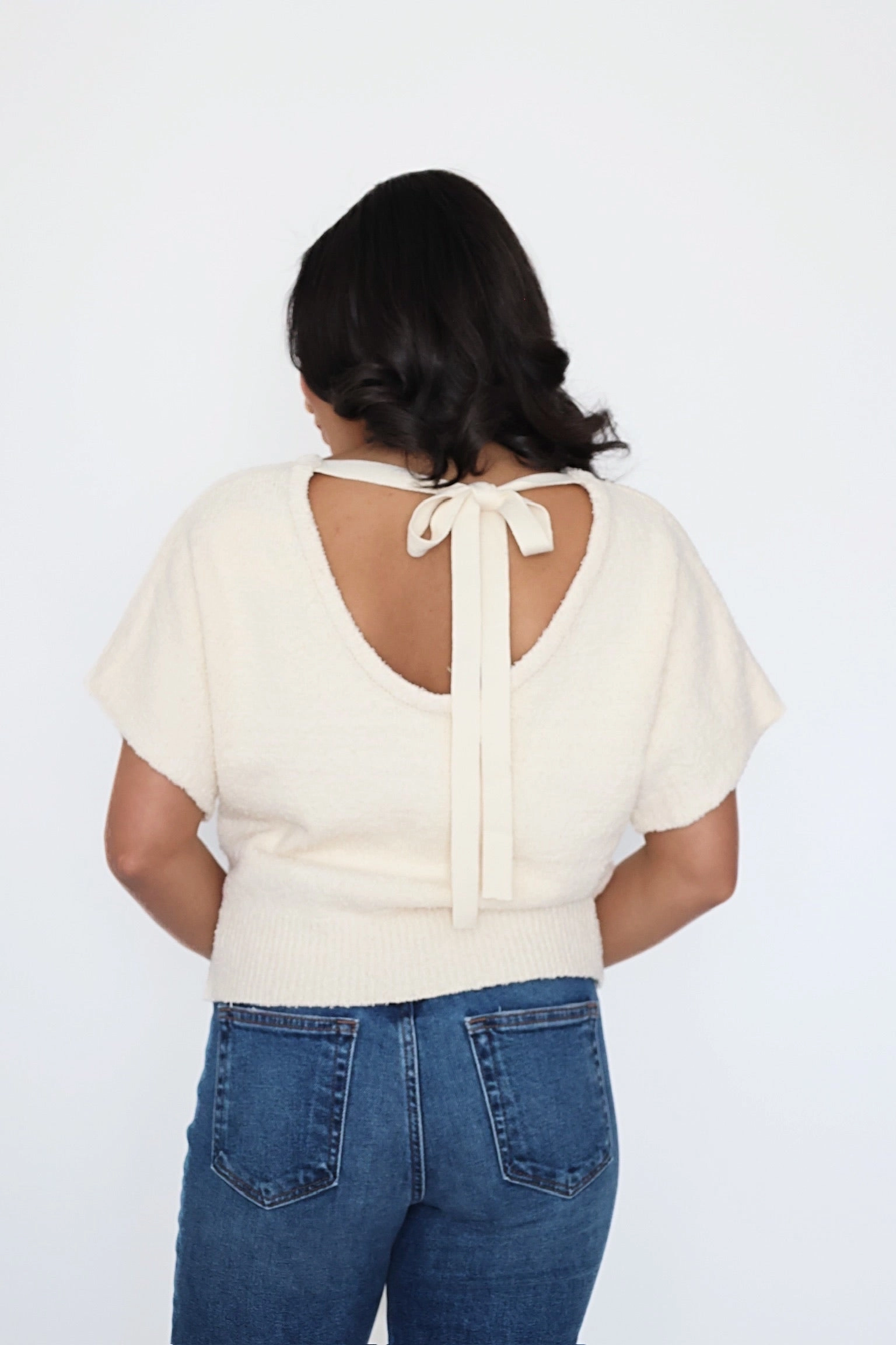 Stretch Knit Material Step Into Power Top