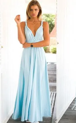 Temperament Bridesmaid long sister group dress bride Bridesmaid dress many kinds of long Party dinner dress gowns