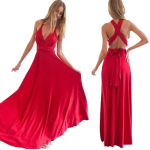 Temperament Bridesmaid long sister group dress bride Bridesmaid dress many kinds of long Party dinner dress gowns