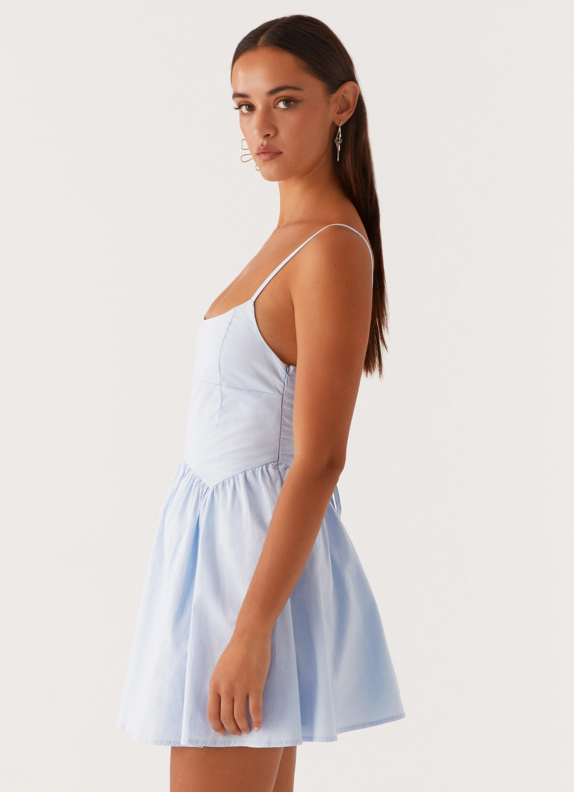 Motion Light Quick Elegance Tesoro Mio Mini Dress - Baby Blue