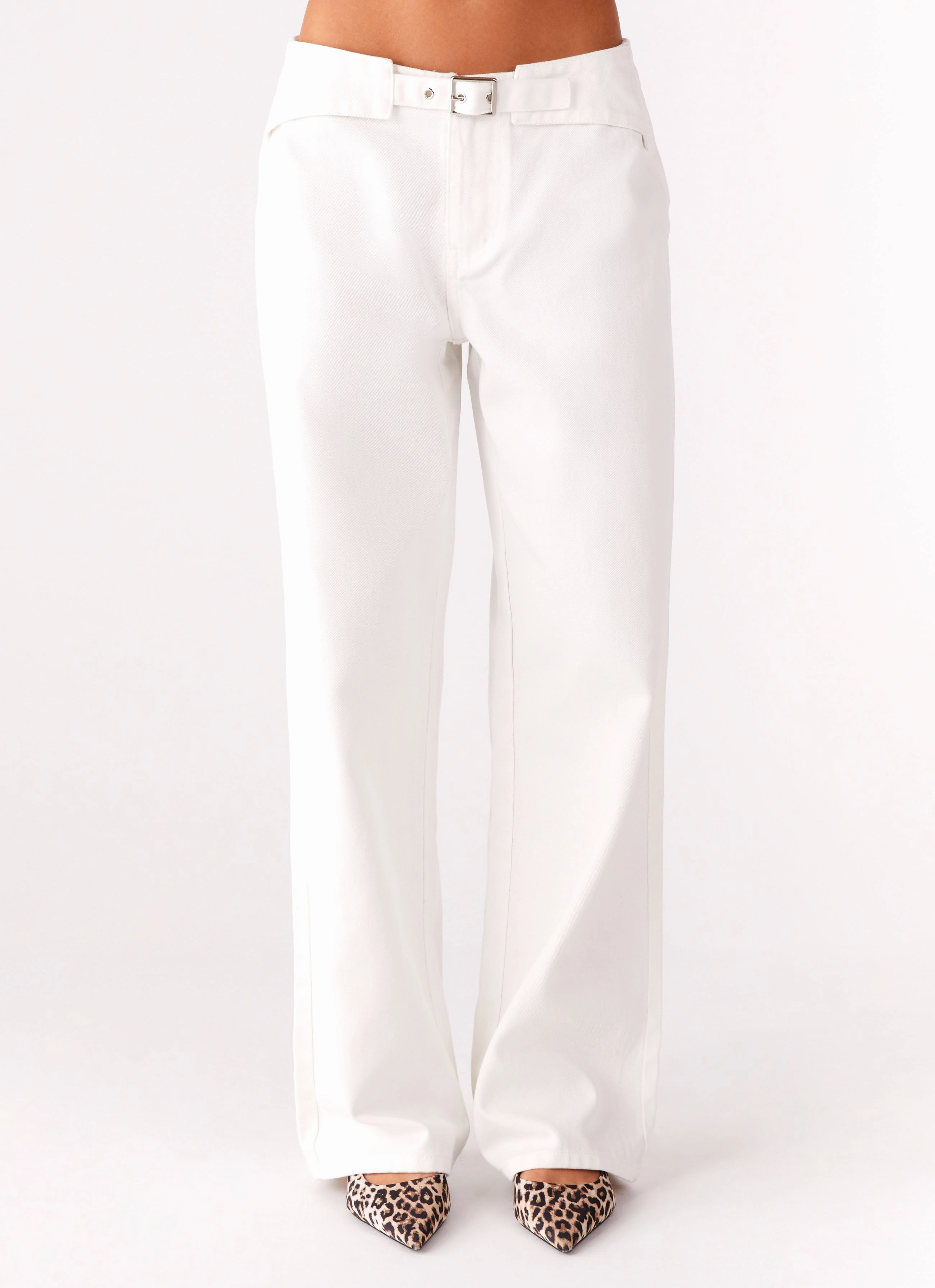 Texas Low Rise Jeans - White Breathable Lining