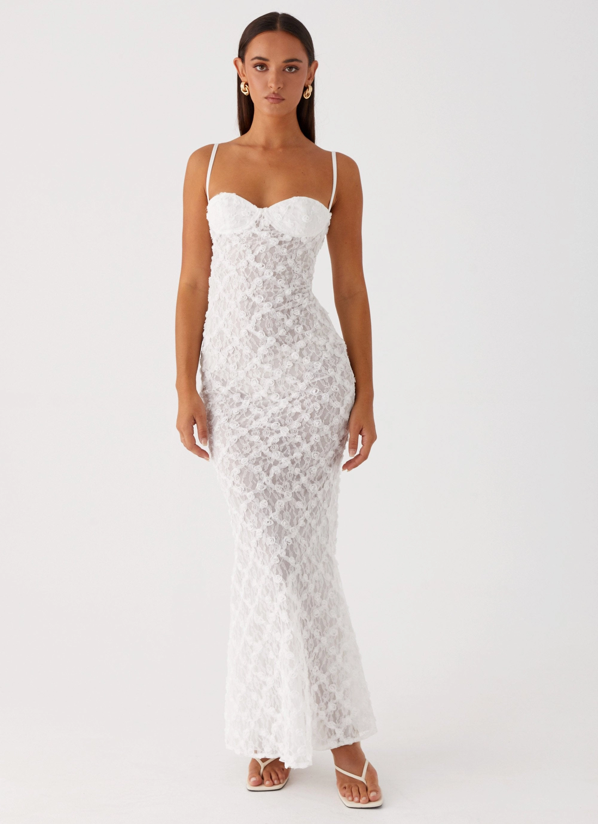 Nordic Calm That Girl Maxi Dress - White