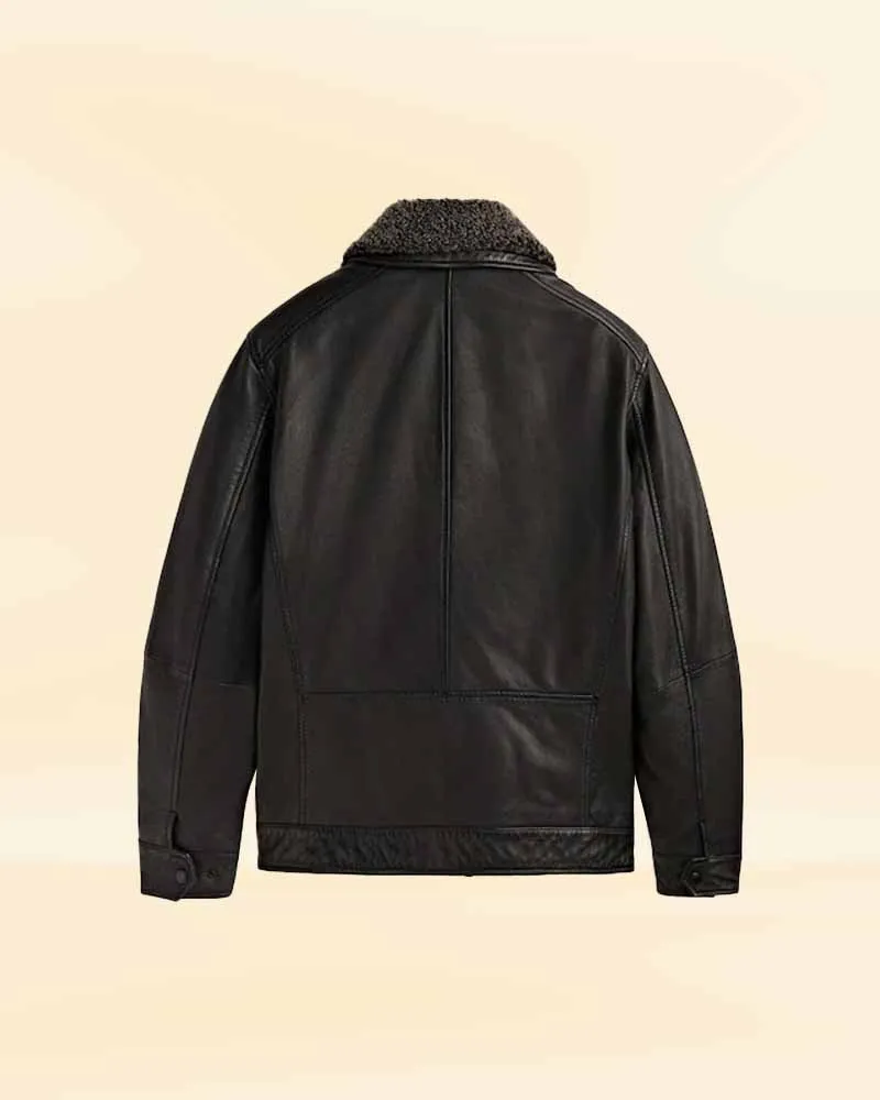 The Arctic Adventurer leather fur jacket