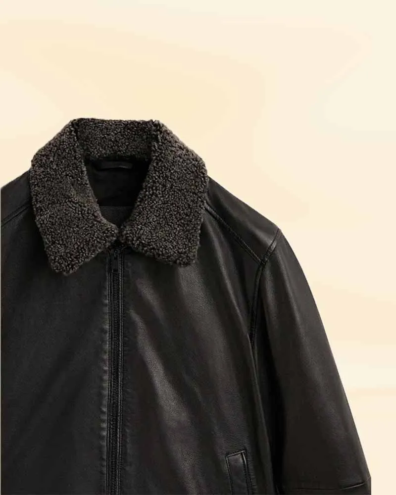 The Arctic Adventurer leather fur jacket