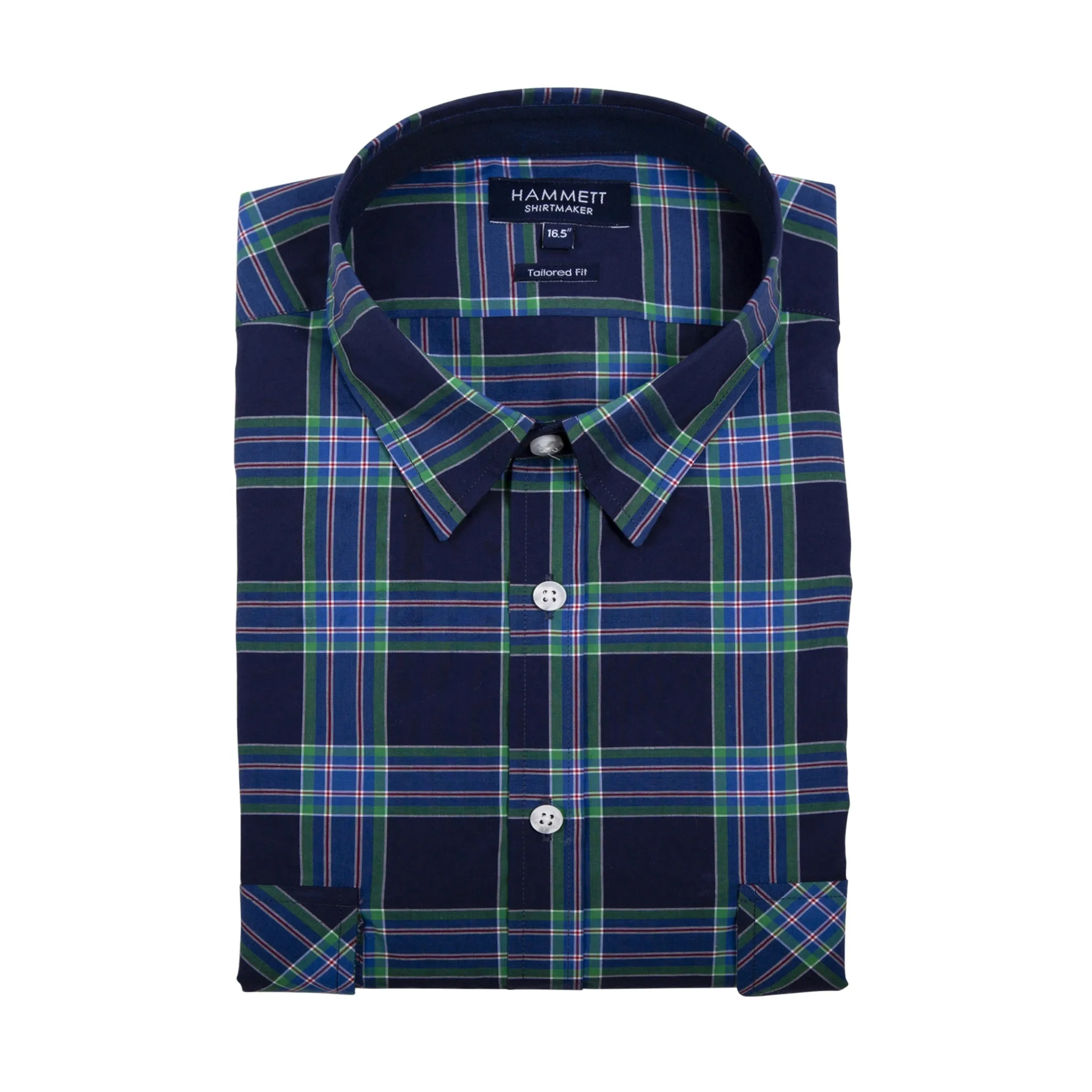 The EDINBURGH Men's Navy Check Shirt
