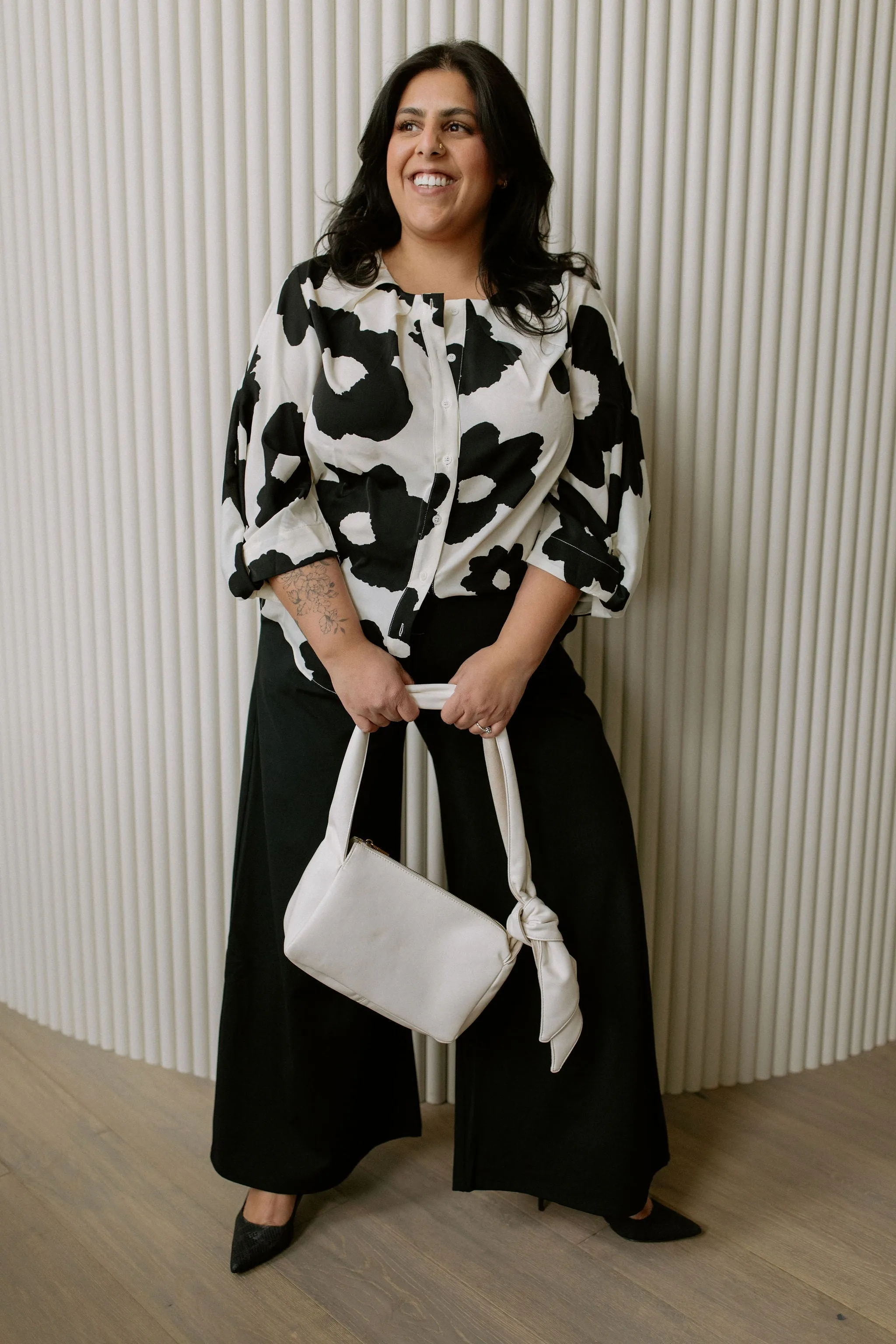 The Georgia Wide Leg Pant by NLT - Black - PLUS