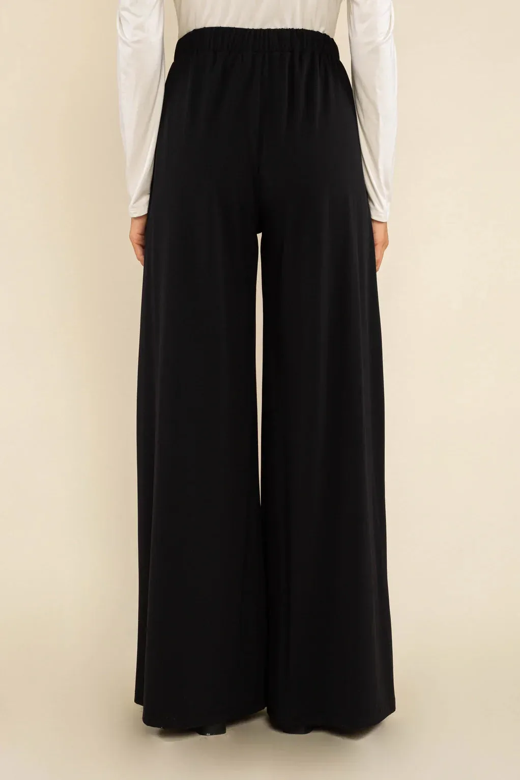 The Georgia Wide Leg Pant by NLT - Black - PLUS