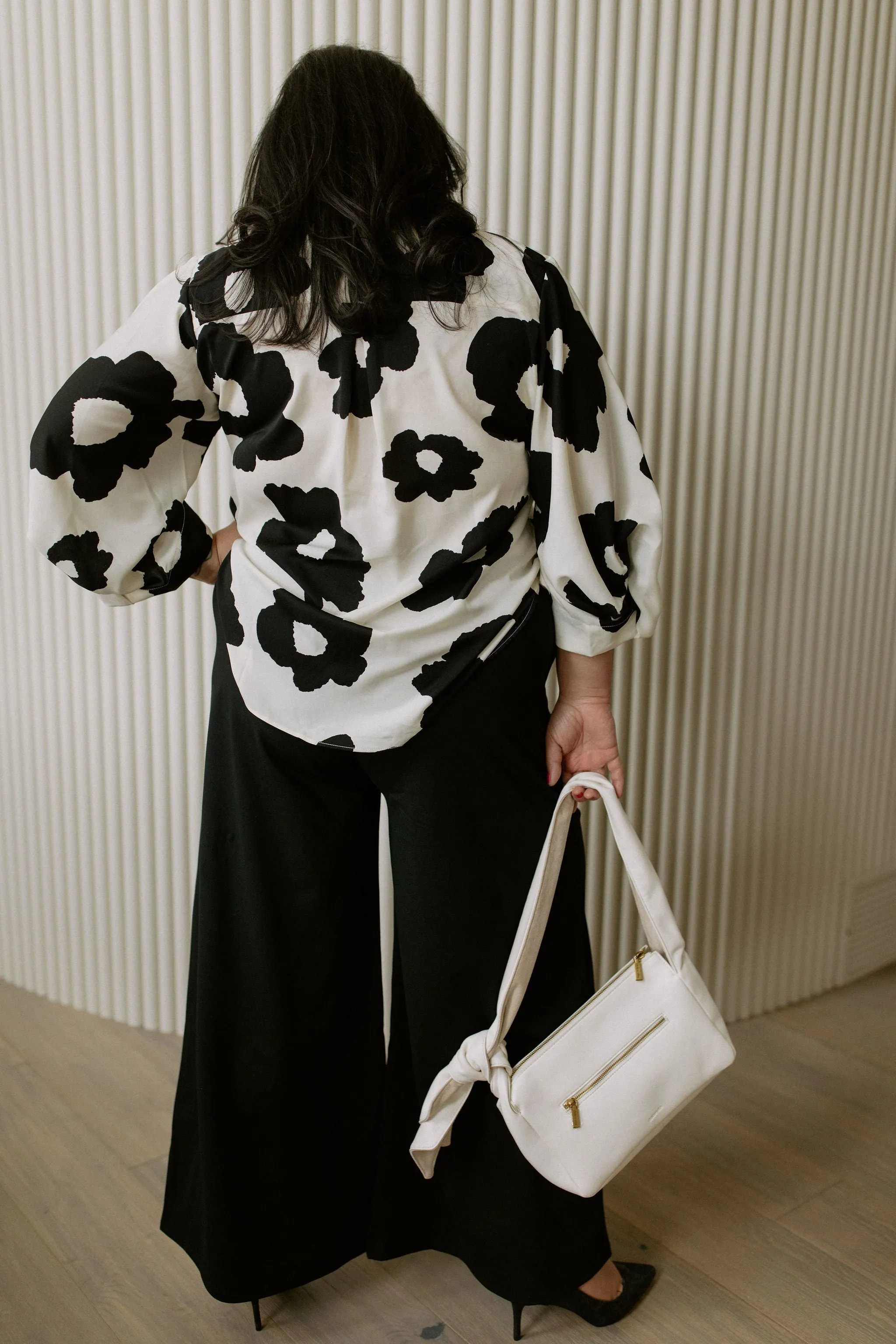 The Georgia Wide Leg Pant by NLT - Black - PLUS