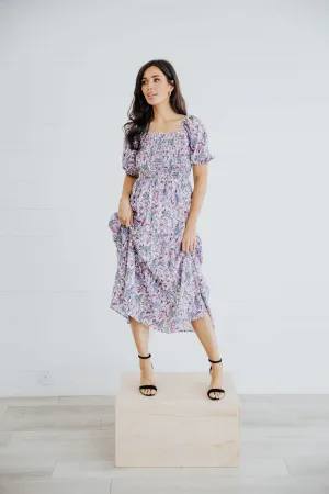 The Indigo Maxi Dress in Painted Posies CLEARANCE/ FINAL SALE