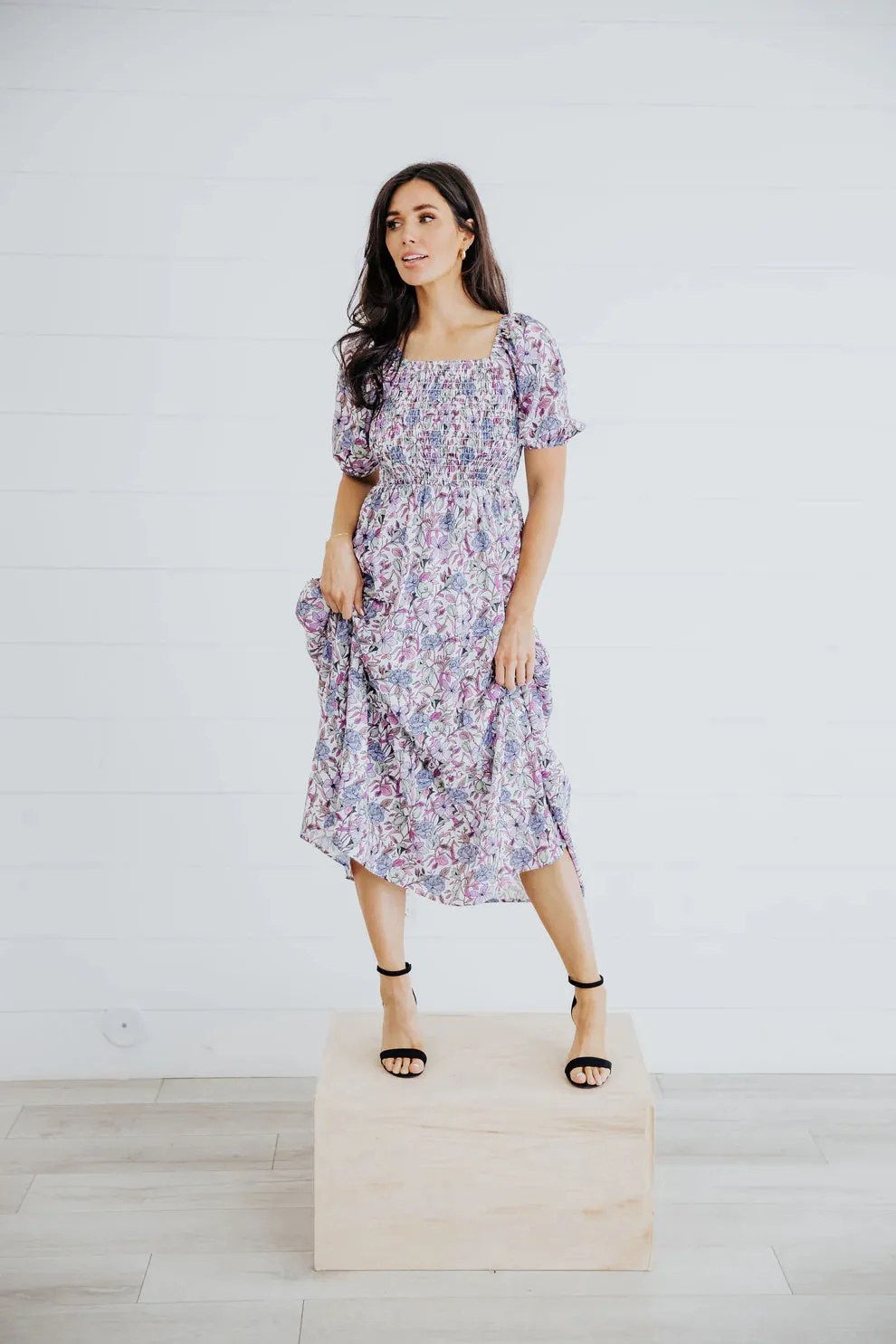 The Indigo Maxi Dress in Painted Posies CLEARANCE/ FINAL SALE