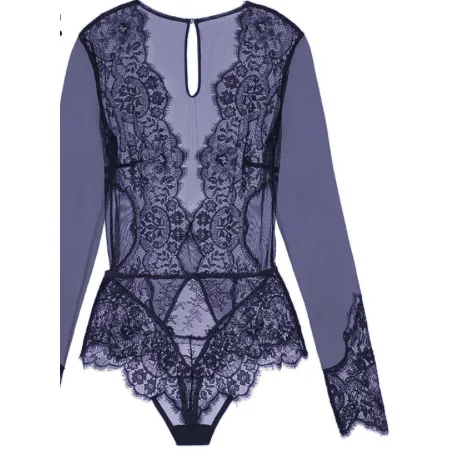 THE LONG-SLEEVE LACE BODYSUIT
