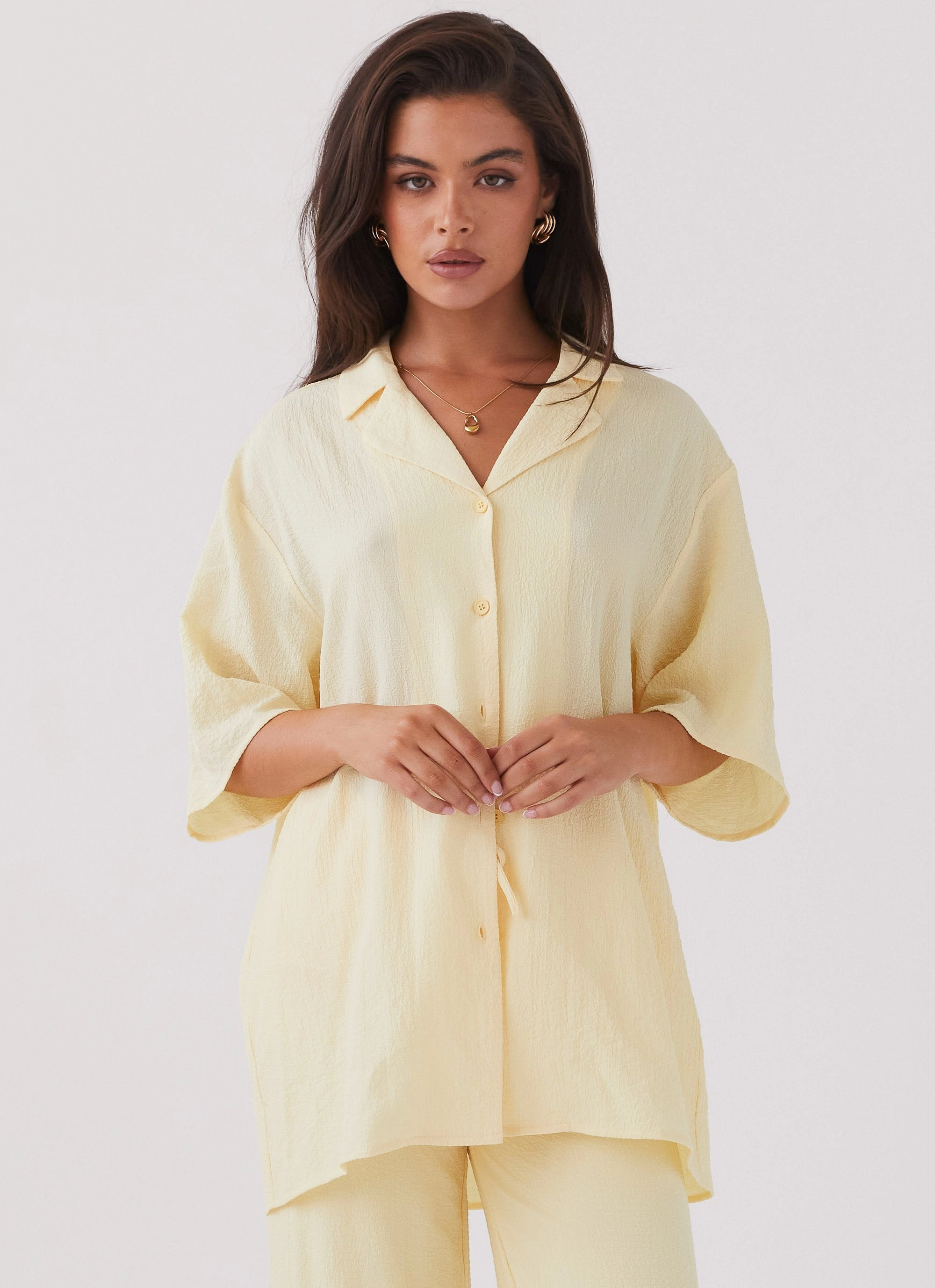 The Good Days Shirt - Lemon BreathableLining