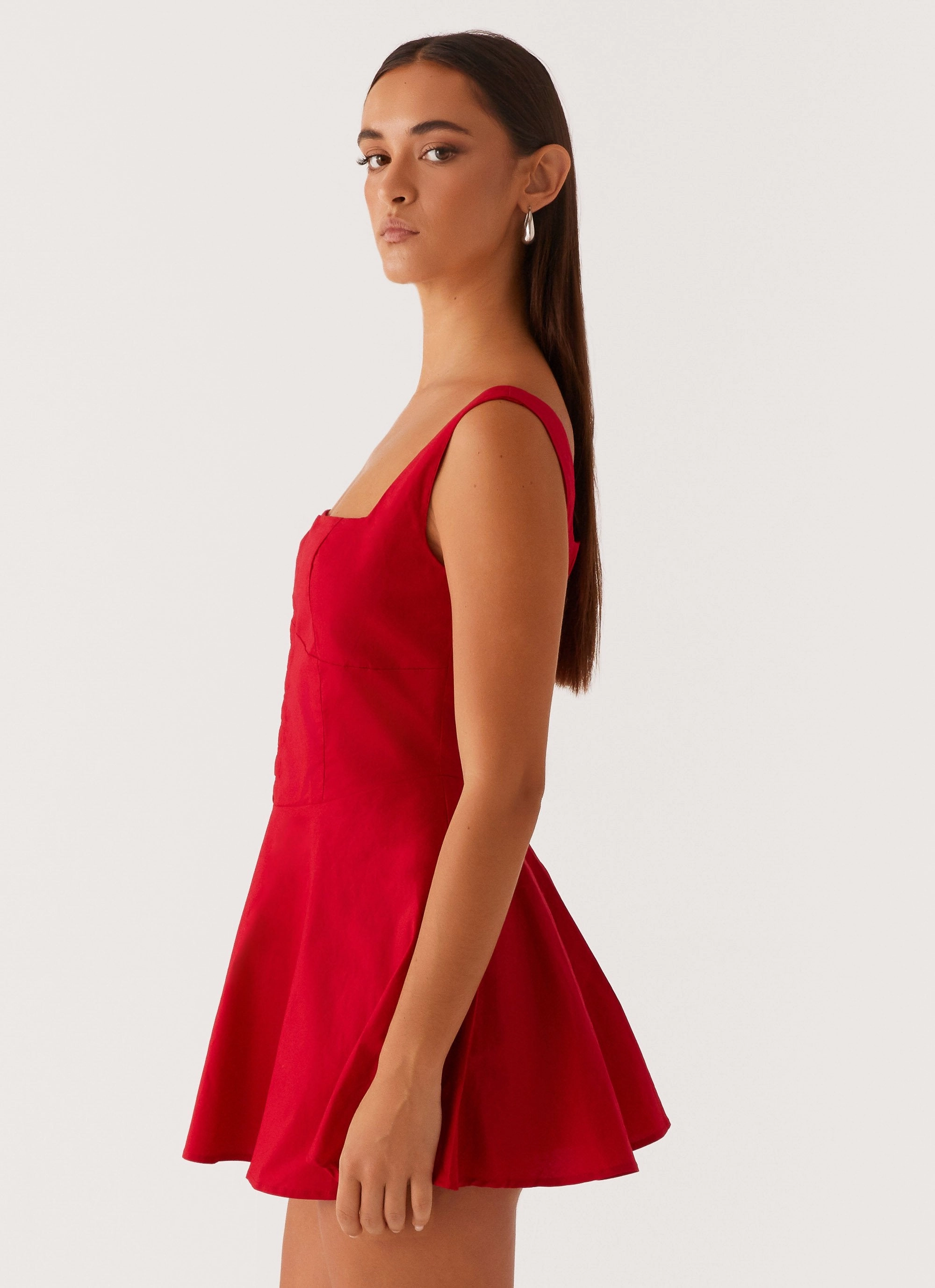 Soft Balance The Isle Mini Dress - Red