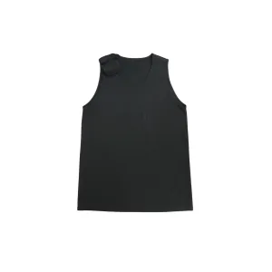 Themed Printed Tank Top in Black