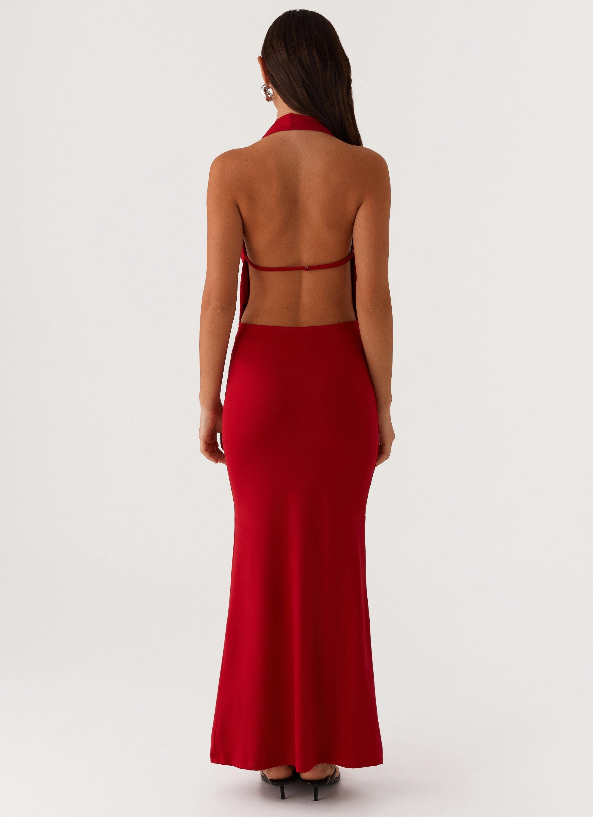 Flexible Style Dedicated Maxi Dress - Red