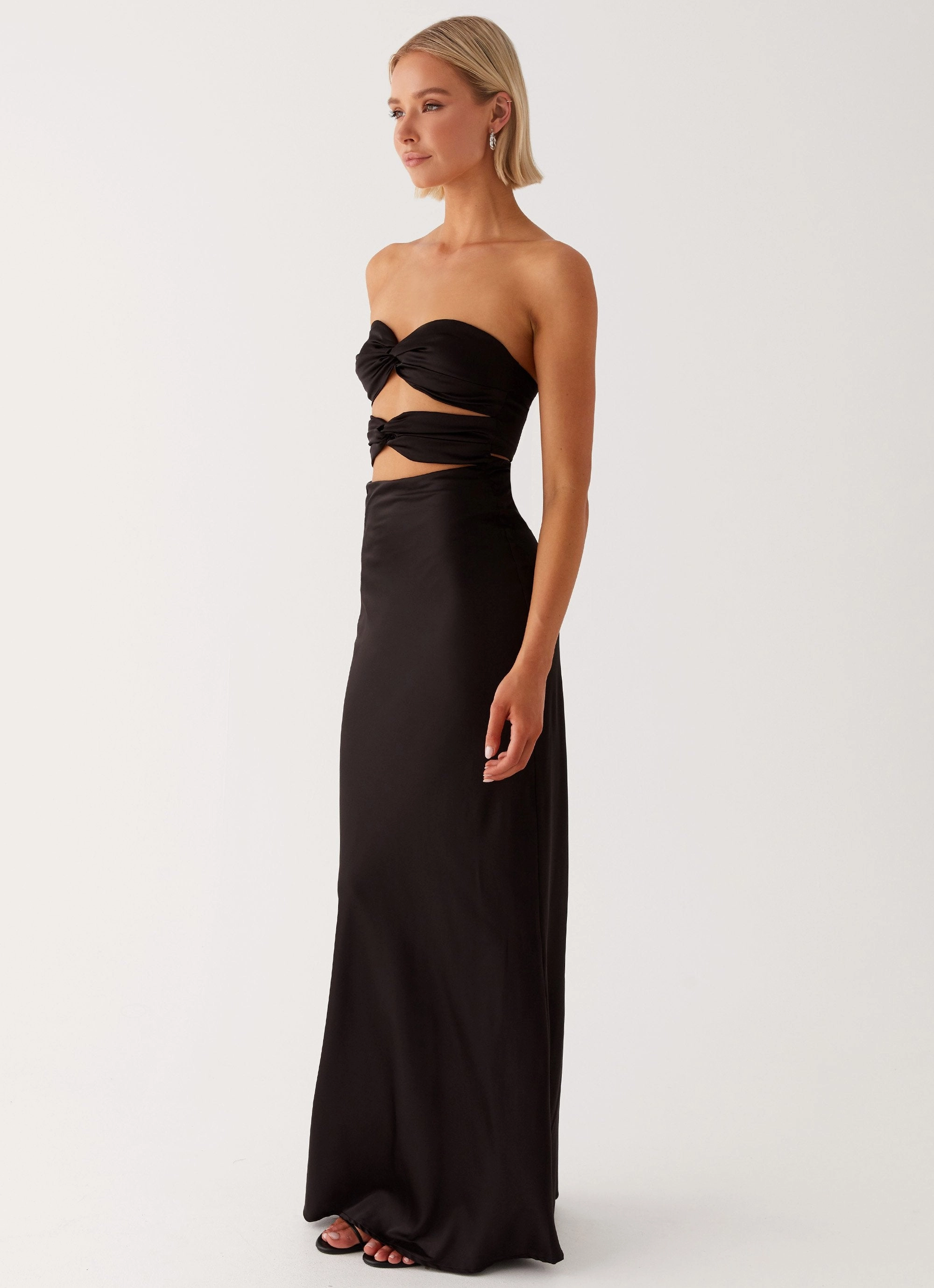 Tianna Strapless Maxi Dress - Black Fashion Mix Comfortable and Flattering