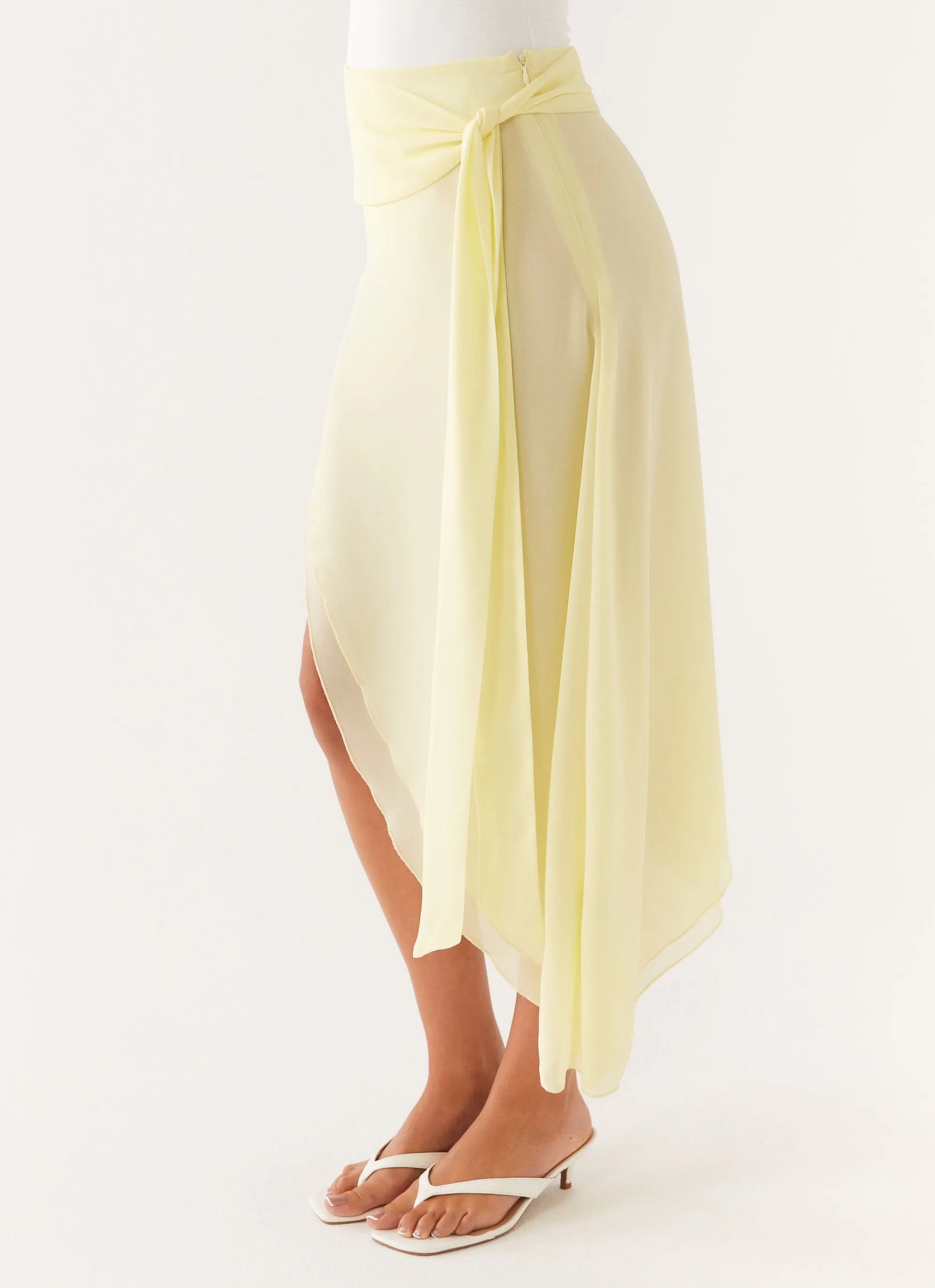 On-The-Go Outfit Tilly Swim Skirt - Pastel Yellow