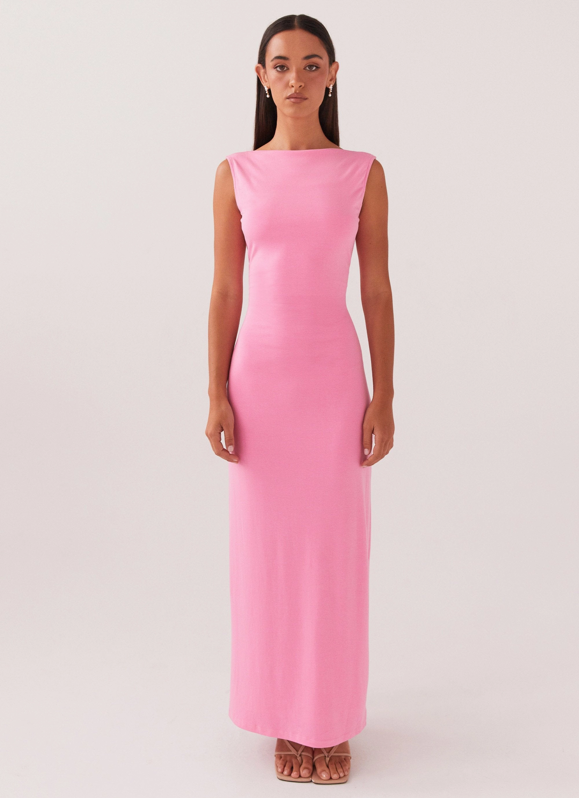 skin friendly Celina Maxi Dress - Pink