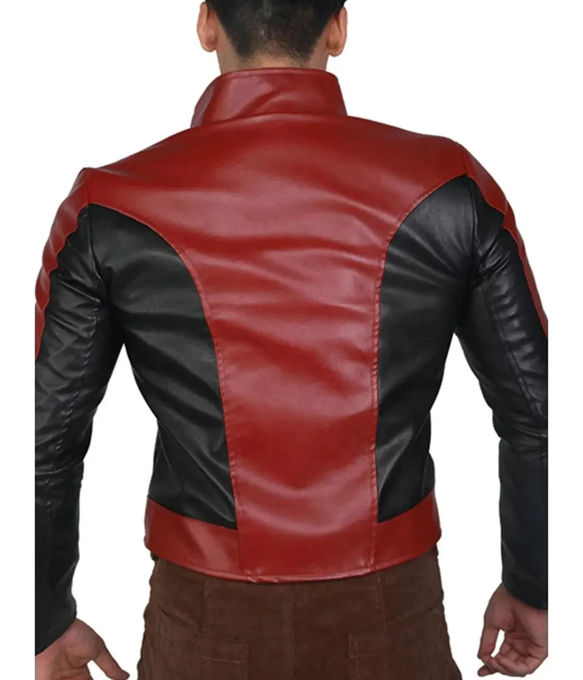 Tom Holland Spider-Man No Way Home Red Leather Jacket