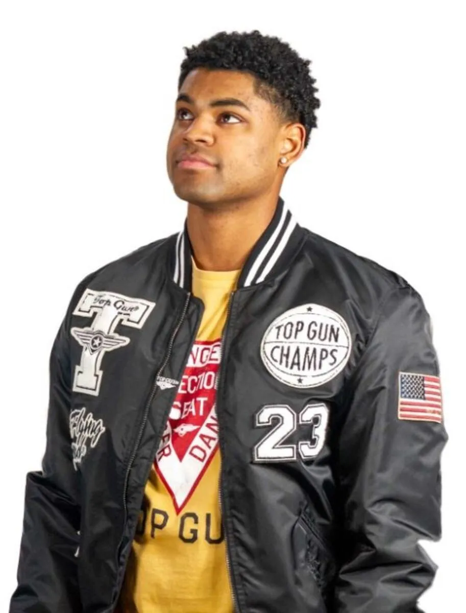 TOP GUN "FLYING LEGEND" NYLON JACKET | TGJ2323