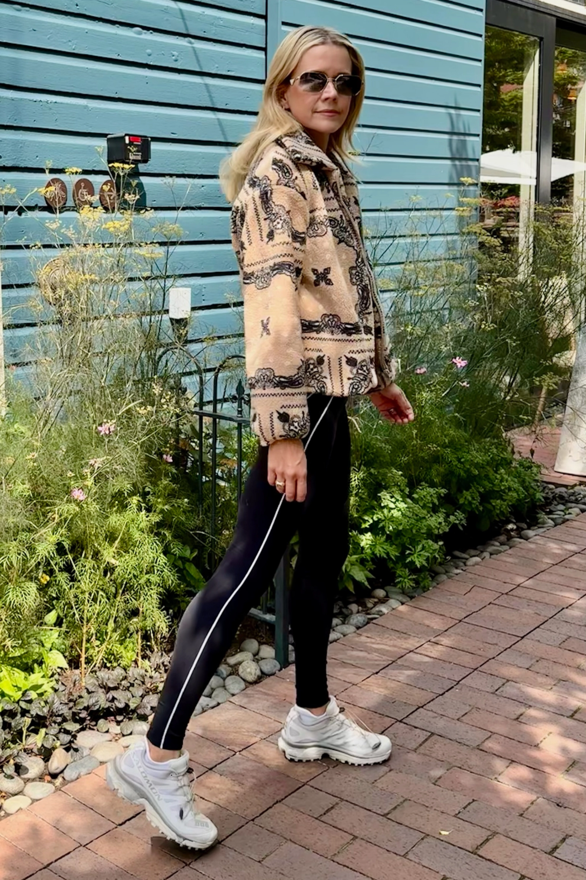 MASON'S DAUGHTER | Coco Jacket, Cream Bandana Print Odor Control Technology