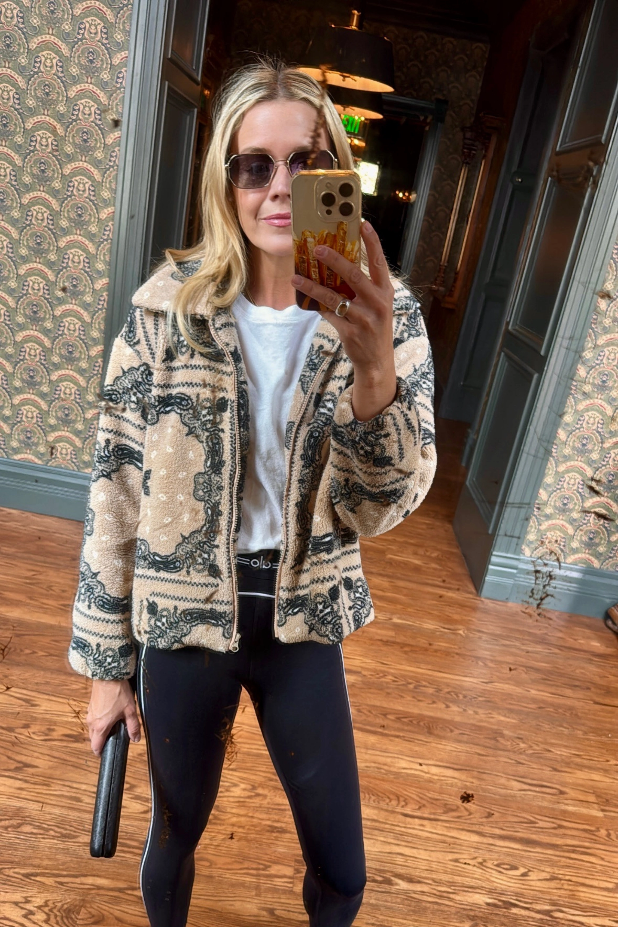 Packable design Quick Release Buckle MASON'S DAUGHTER | Coco Jacket, Cream Bandana Print