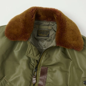 TOYS McCOY 'Type B-15C' Nylon Flight Jacket - Olive TOYS McCOY 'Type B-15C' Nylon Flight Jacket - Olive