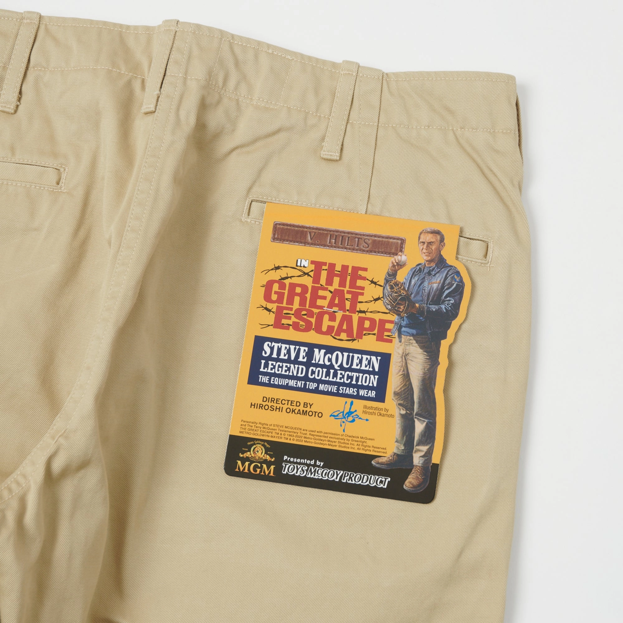 TOYS McCOY V. Hilts 'Steve McQueen' Chinos - Khaki